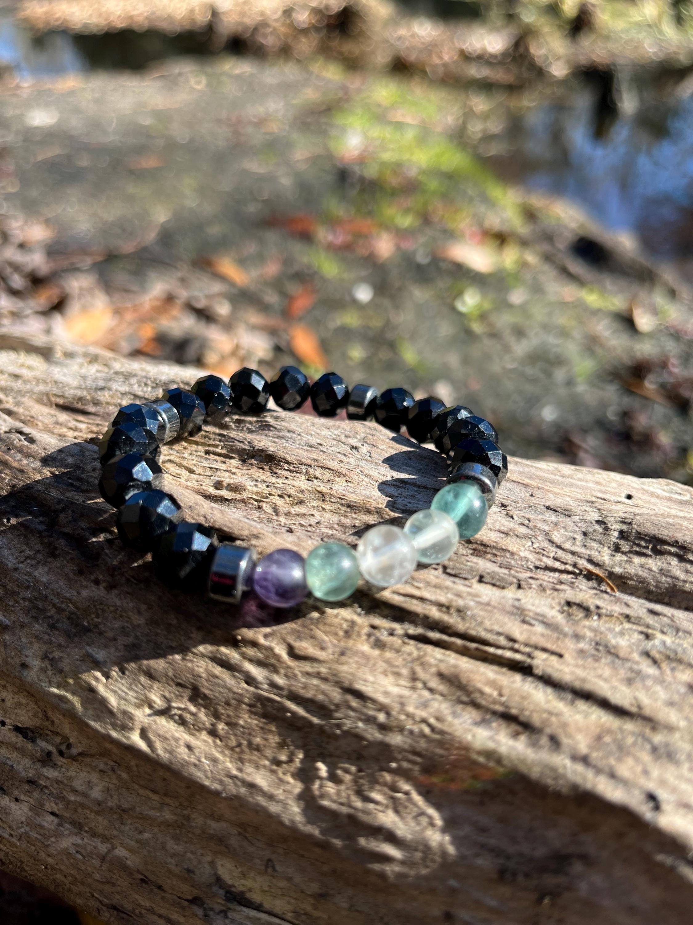 Clarity Flow Bracelet- Fluorite Crystal Bracelet – Clarity, Focus & Energy Healing Jewelry