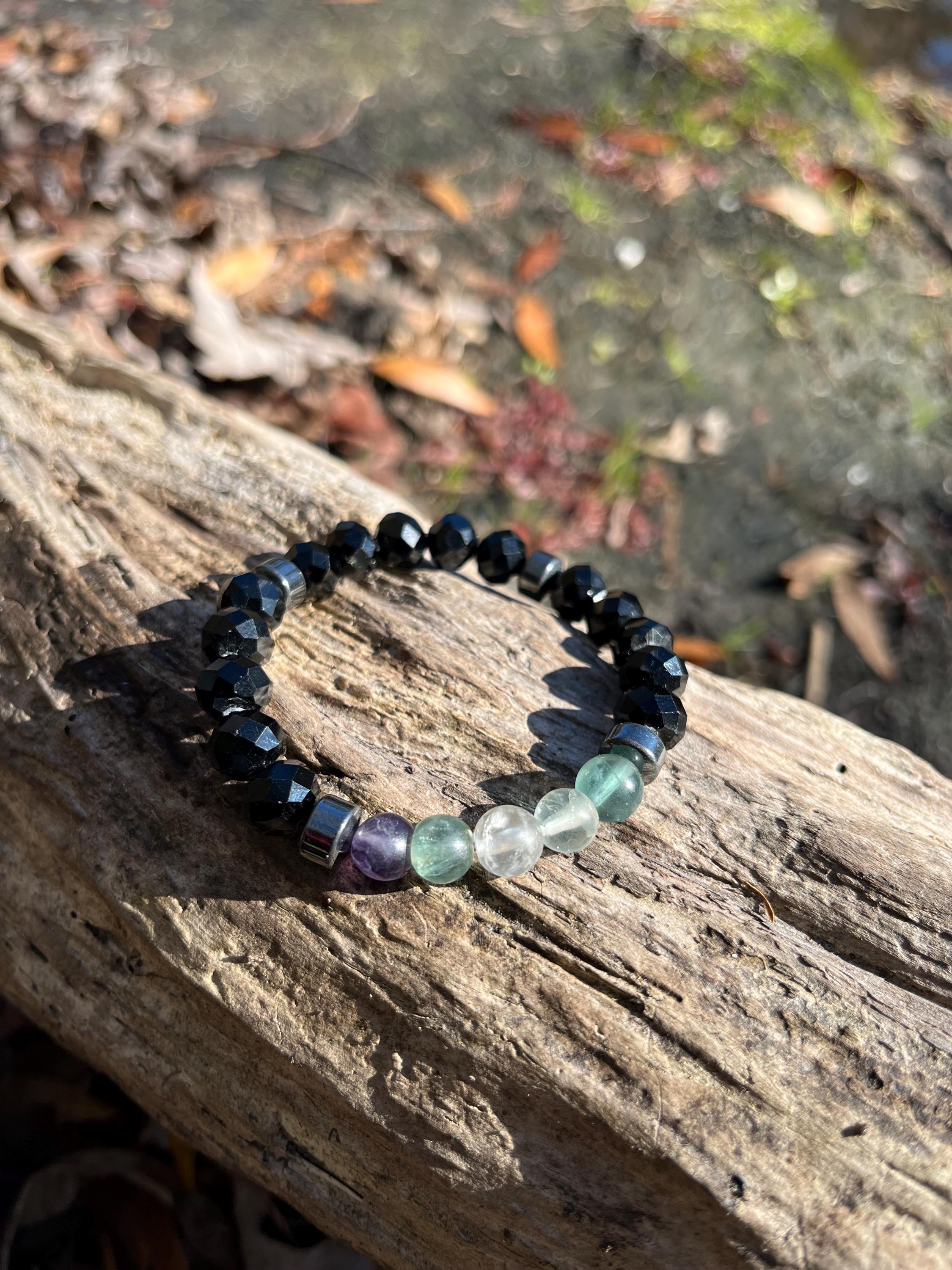 Clarity Flow Bracelet- Fluorite Crystal Bracelet – Clarity, Focus & Energy Healing Jewelry