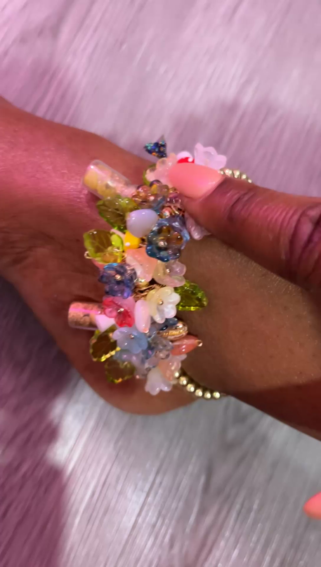 Fairy Garden Junk Anklets