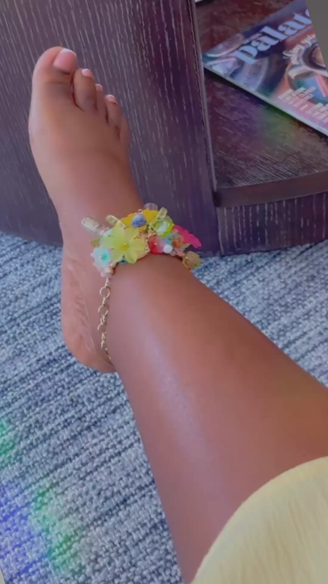 Fairy Garden Junk Anklets